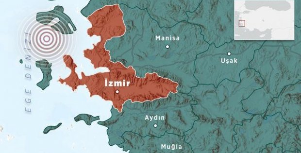 Ege Denizi'nde art arda depremler